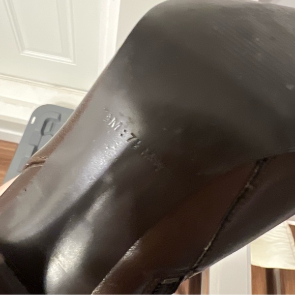 Guess Black and Brown Patterned Heeled Boots - Picture 12 of 13